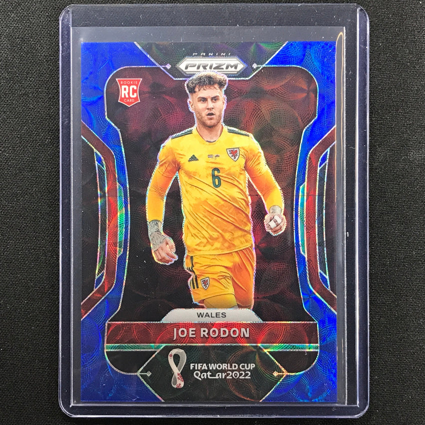 2022 Prizm Fifa World Cup Qatar Joe Rodon Rookie Choice Blue 7/135