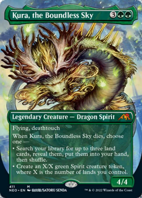 BORDERLESSKura, the Boundless Sky 411 -  Kamigawa Neon Dynasty