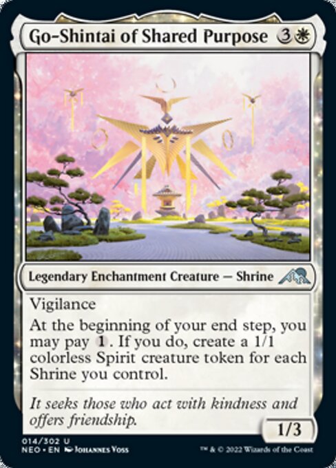 Go-Shintai of Shared Purpose 14/302 -  Kamigawa Neon Dynasty UNCLE