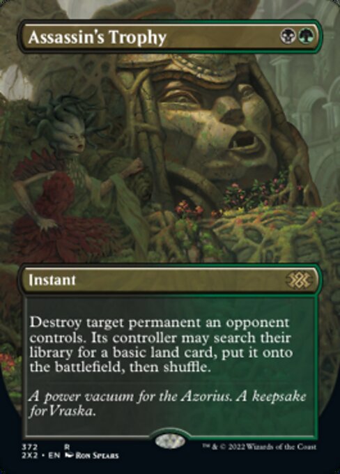 BORDERLESS Assassin's Trophy 372# - Rare Double Masters 2022