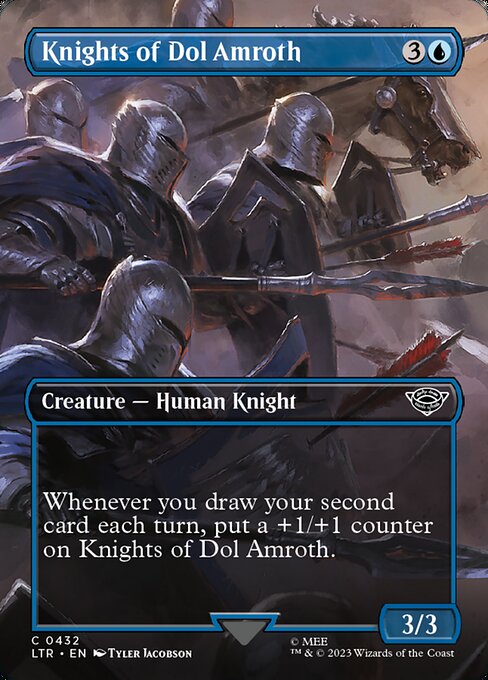 BORDERLESS Knights of Dol Amroth #432  - Common Lord of the Rings: Tales of Middle-Earth