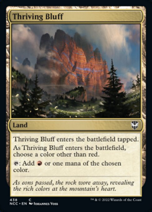 Thriving Bluff #438 -  New Capenna Commander