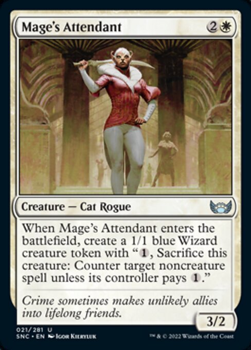 Mage's Attendant 21/281 - Uncommon   Streets of New Capenna