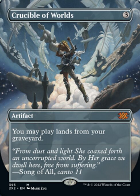 BORDERLESS Crucible of Worlds 393# - Mythic Double Masters 2022