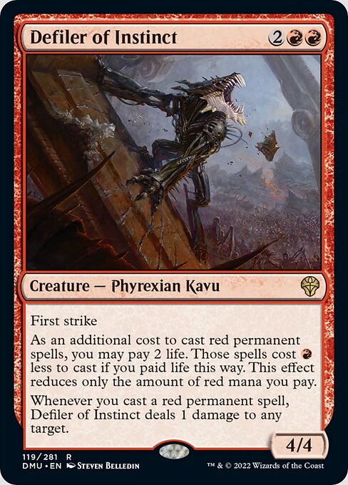 Defiler of Instinct - 119 /281 - Rare - FOIL 