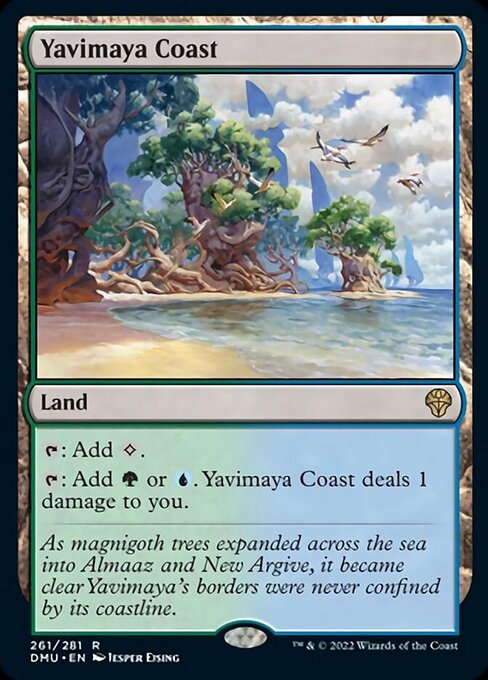 Yavimaya Coast - 261 /281 - Rare - FOIL 