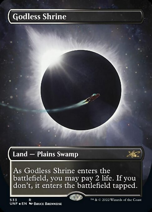 GALAXY FOIL  Godless Shrine #533 - Rare Unfinity