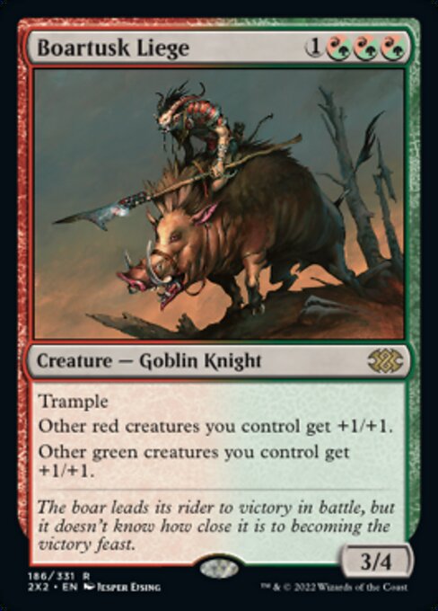 Boartusk Liege 186 /331 - Rare Double Masters 2022