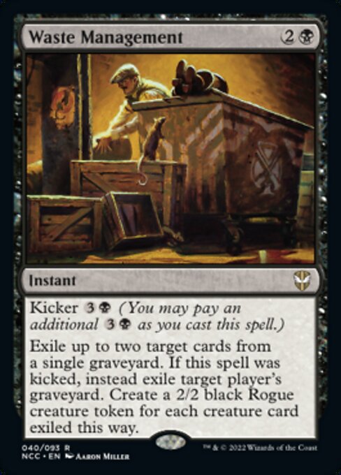 Waste Management 40/93 -  New Capenna Commander