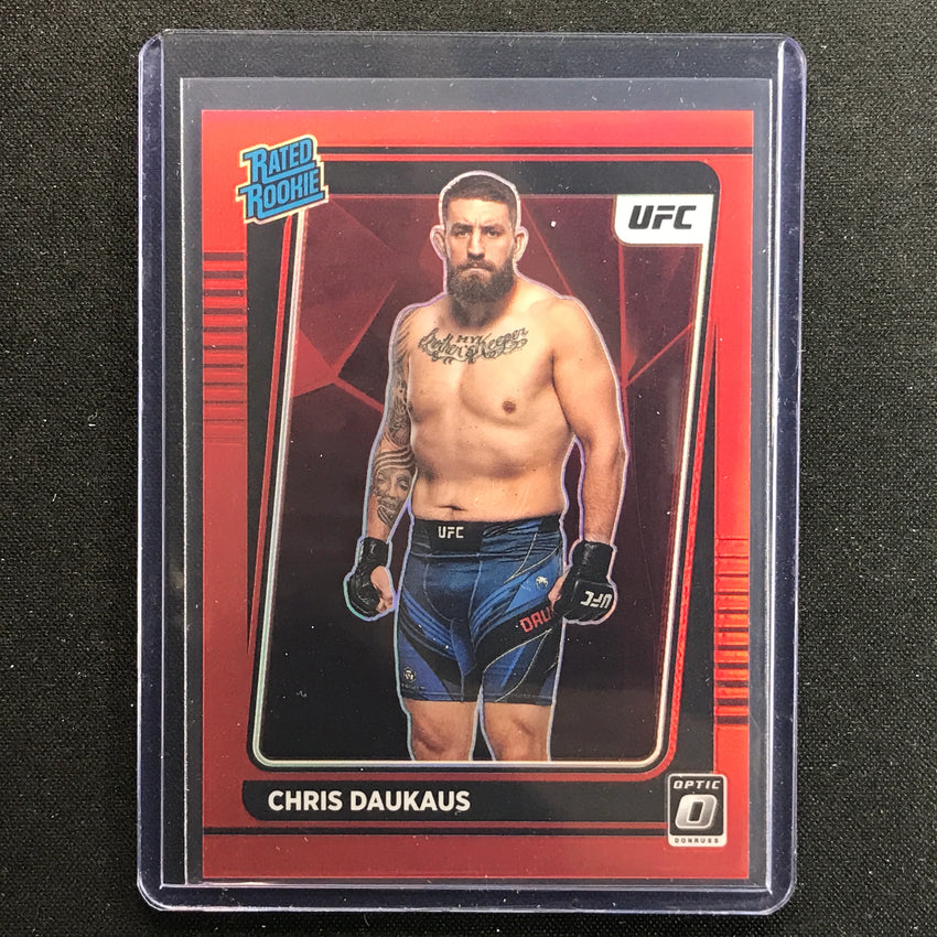 2022 Donruss Optic Chris Daukaus Rated Rookie Red 26/199