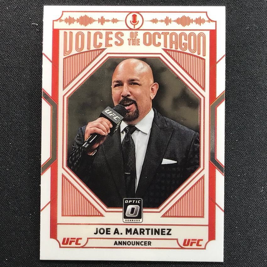 2022 Donruss Optic JOE A. MARTINEZ Voices of the Octagon Base #5