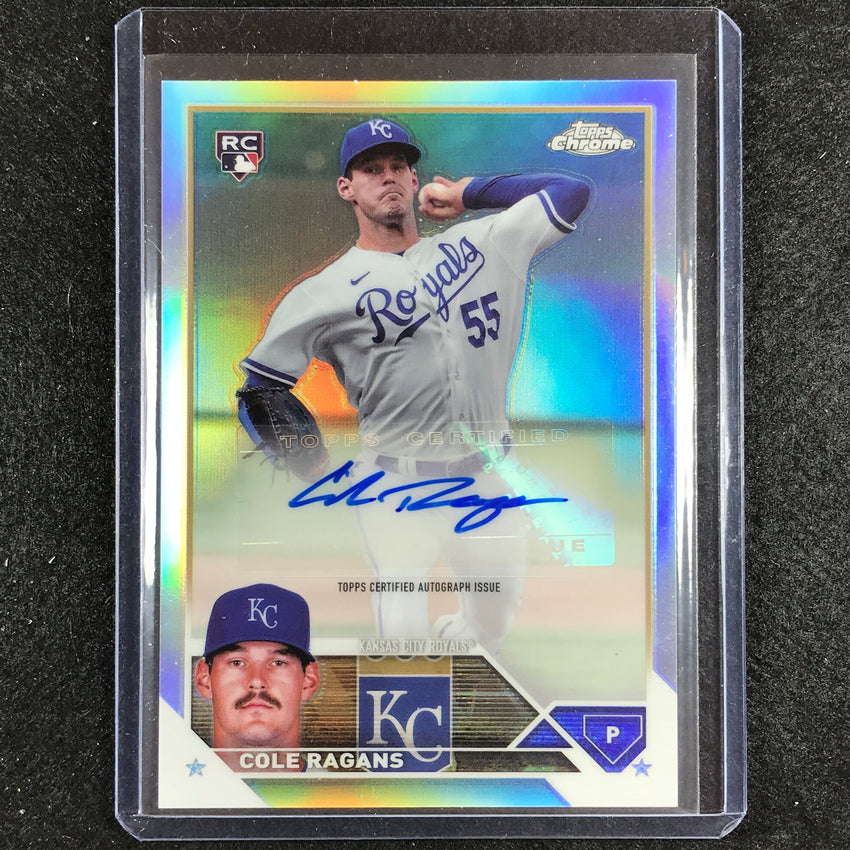 2023 Chrome Update Cole Ragans Rookie Auto Refractor 489/499