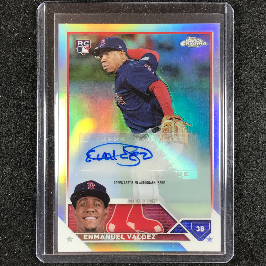 2023 Chrome Update Emmanuel Valdez Rookie Auto Refractor 384/499