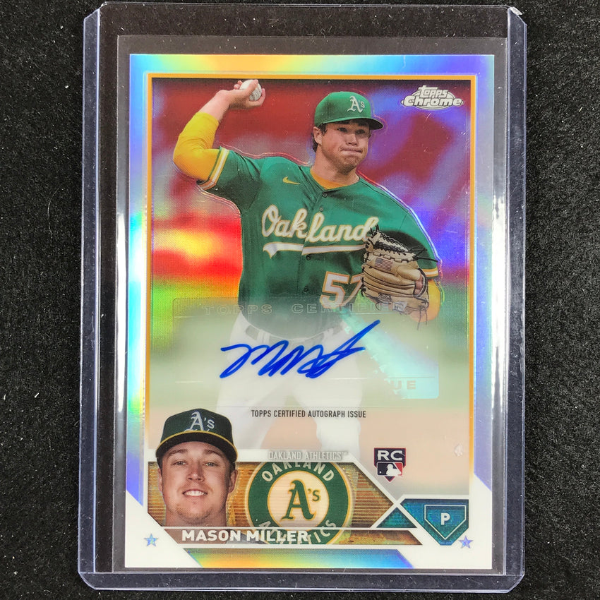2023 Chrome Update Mason Miller Rookie Auto Refractor 481/499