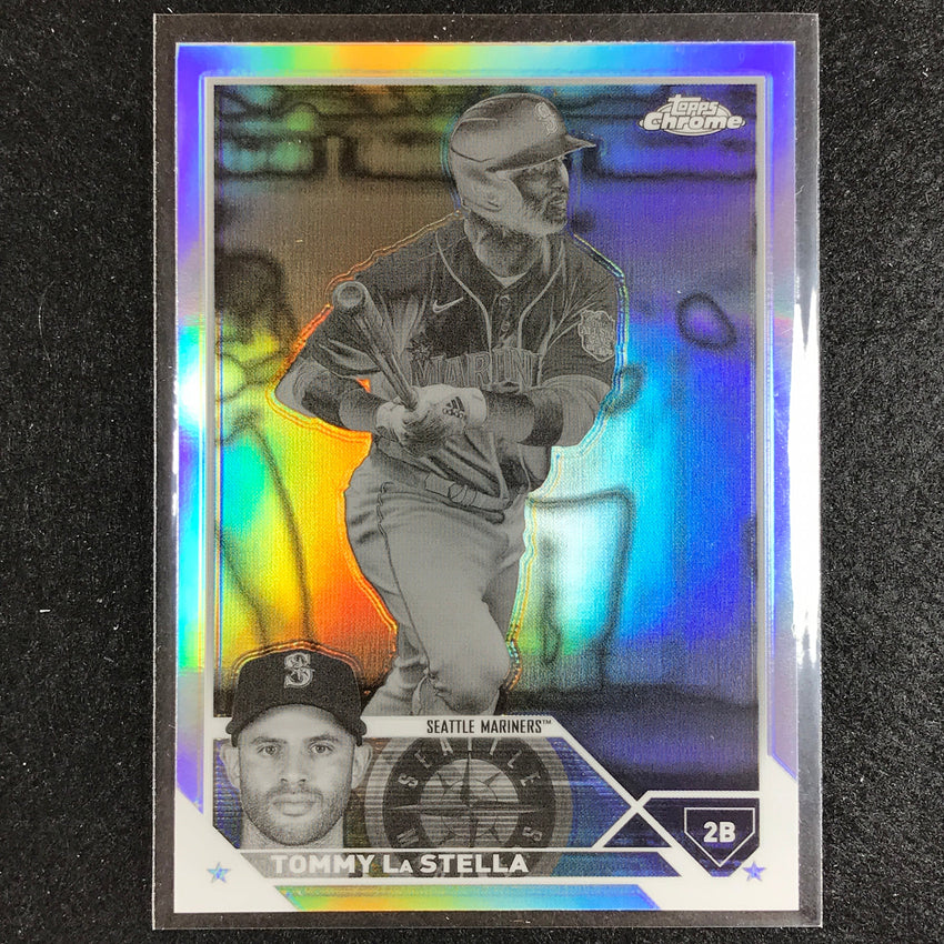 2023 Chrome Update TOMMY LA STELLA Base Negative Refractor #25