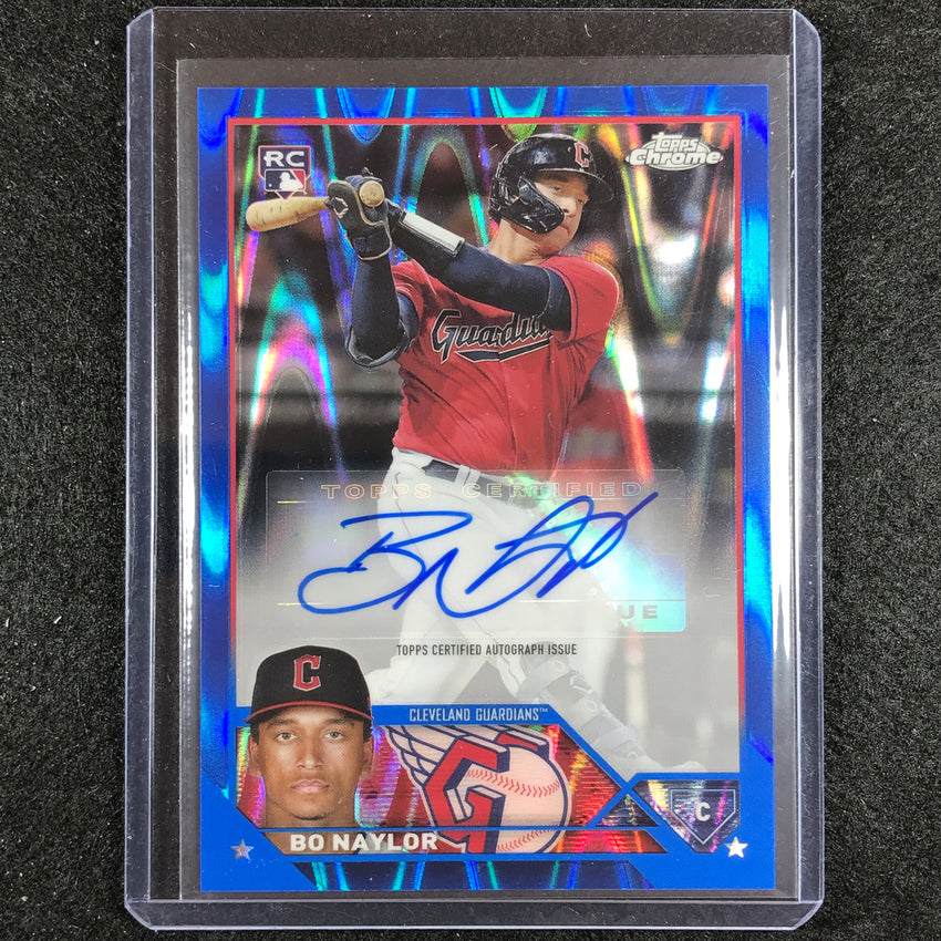 2023 Chrome Update Bo Naylor Rookie Auto Blue Raywave 122/150