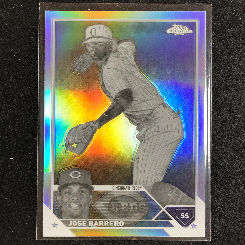 2023 Chrome Update JOSE BARRERO Base Negative Refractor #54