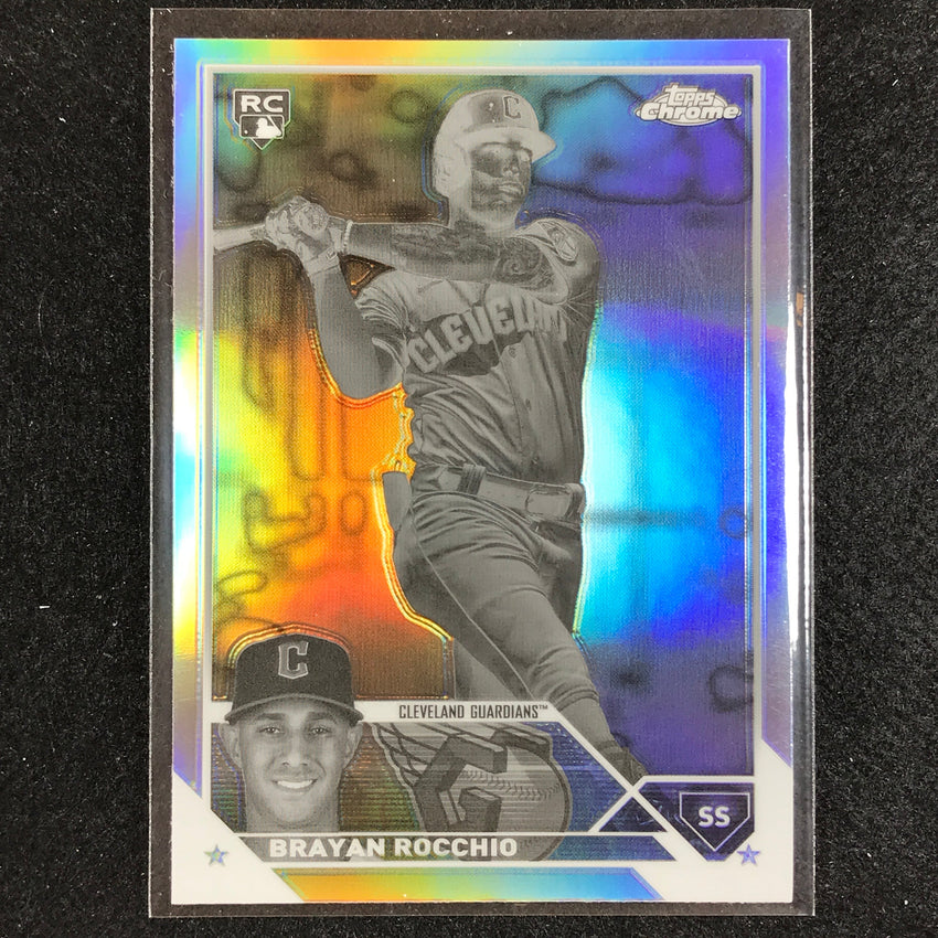 2023 Chrome Update Brayan Rocchio Base Negative Refractor No 157