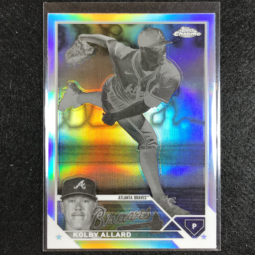 2023 Chrome Update KOLBY ALLARD Base Negative Refractor #158
