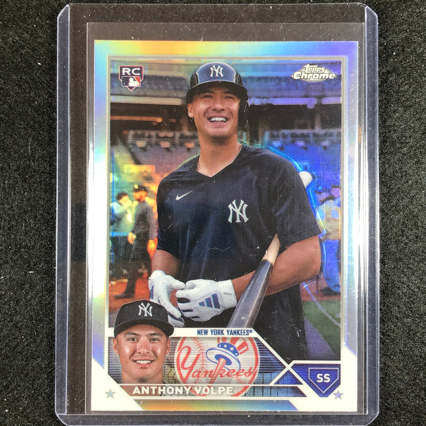 2023 Chrome Update Anthony Volpe Rookie Base Image Variation Refractor Sp No 35