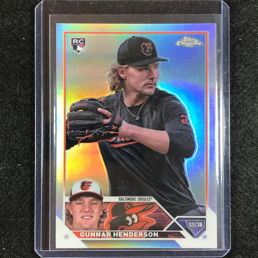 2023 Chrome Update Gunnar Henderson Rookie Base Image Variation Refractor No 208