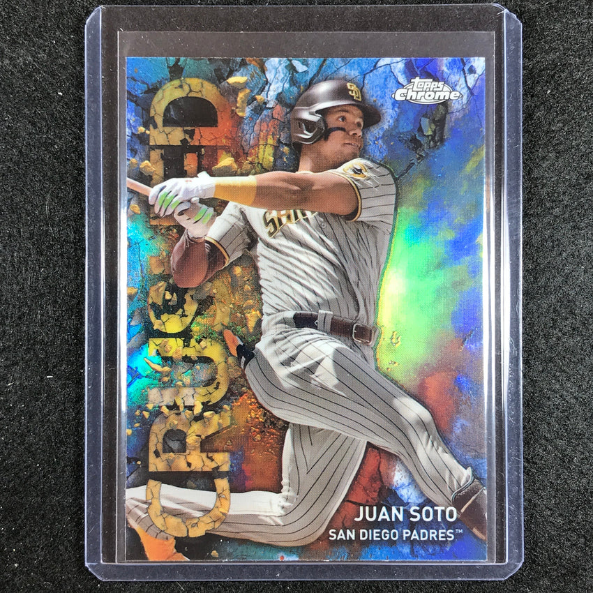 2023 Chrome Update JUAN SOTO Crushed SSP #18