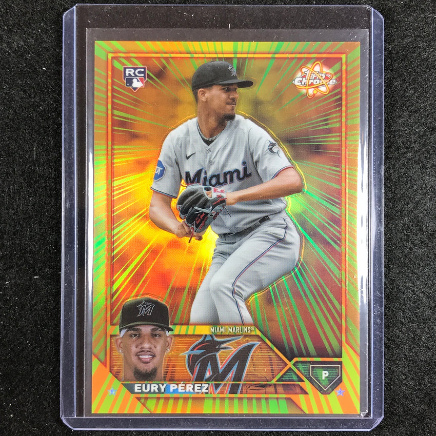 2023 Chrome Update Eury Perez Radiating Rookies Ssp No 26