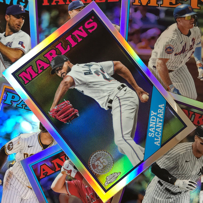2023 Chrome Update PETE ALONSO 1988 Topps Baseball Refractor Base #4