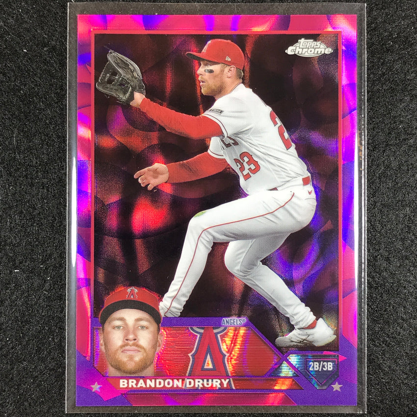 2023 Chrome Update Brandon Drury Base Magenta/purple Lava Lamp 27/299