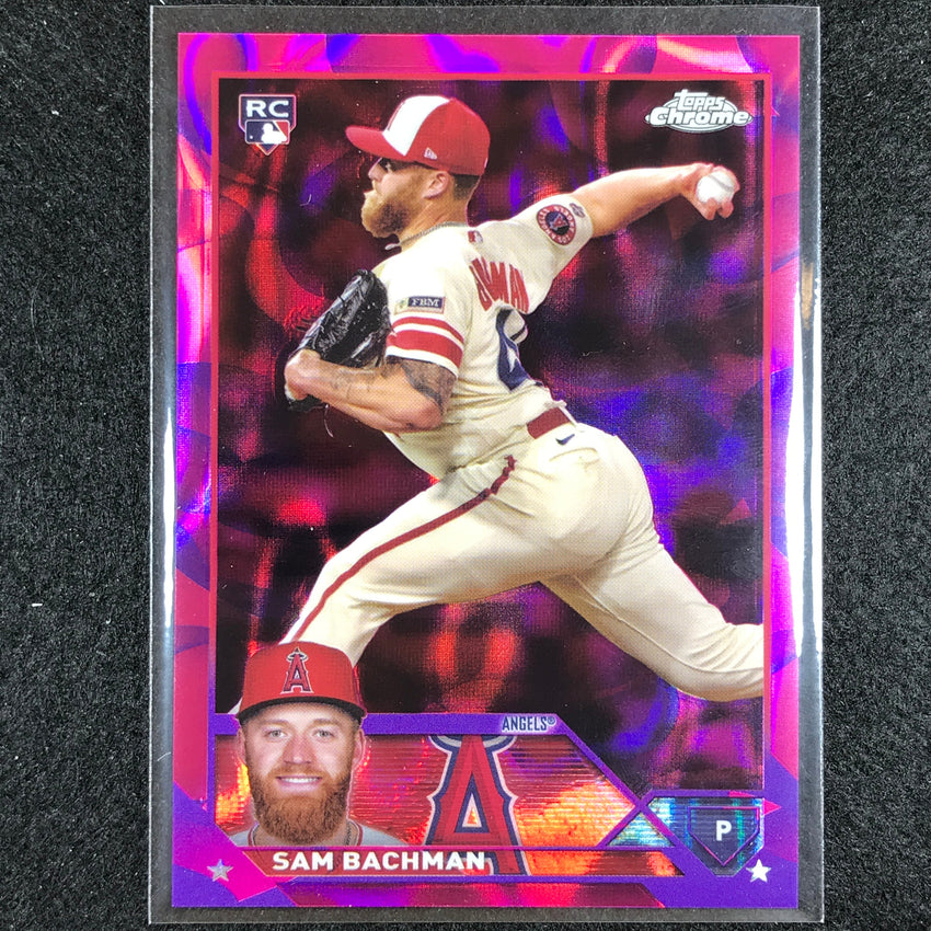 2023 Chrome Update Sam Bachman Rookie Base Magenta/purple Lava Lamp 147/299