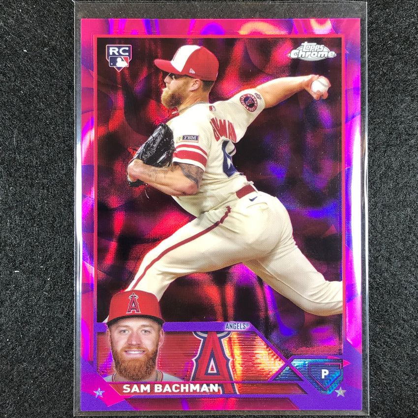 2023 Chrome Update Sam Bachman Rookie Base Magenta/purple Lava Lamp 250/299