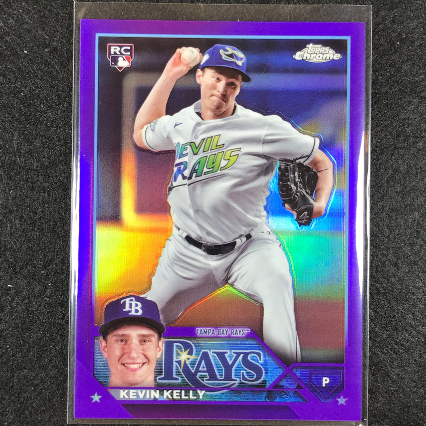 2023 Chrome Update Kevin Kelly Rookie Base Purple 67/250