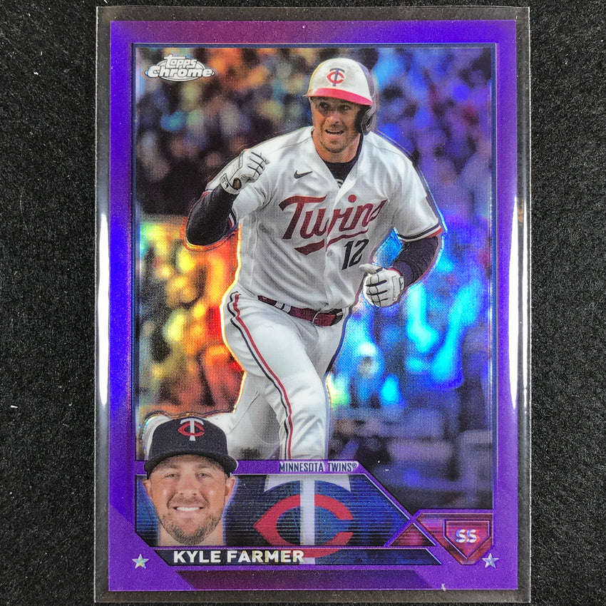 2023 Chrome Update Kyle Farmer Base Purple 233/250