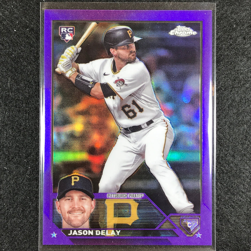 2023 Chrome Update Jason Delay Rookie Base Purple 125/250