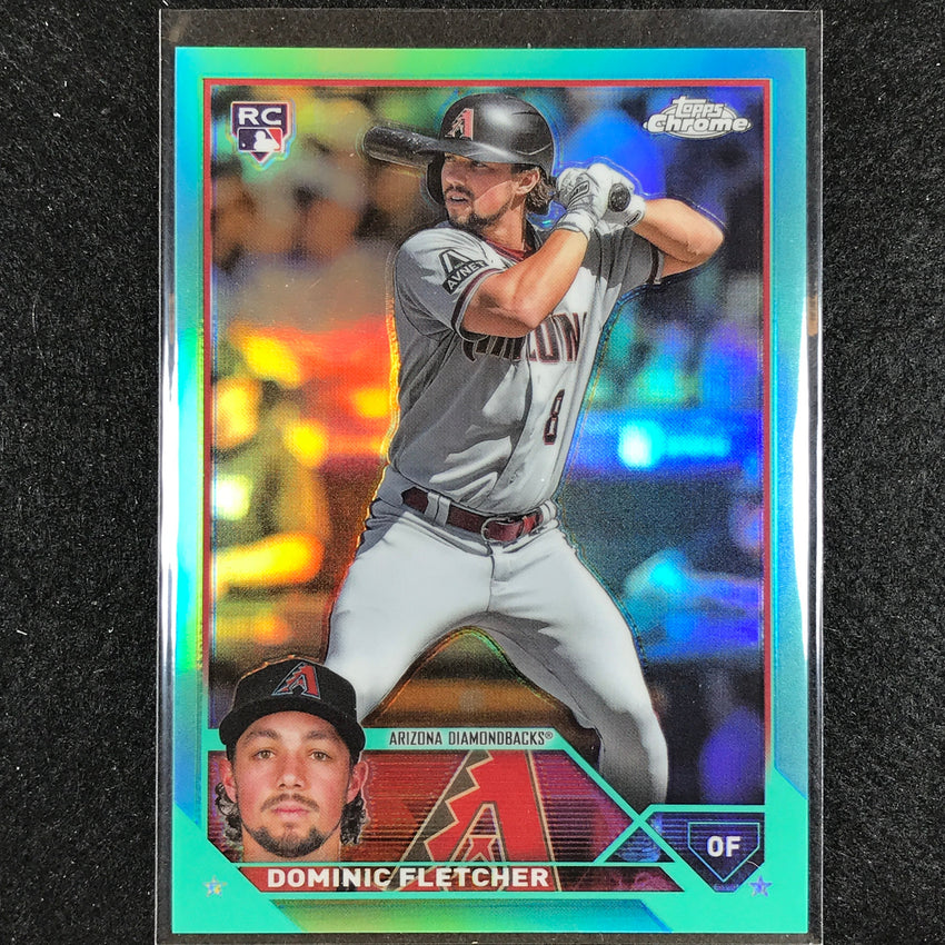 2023 Chrome Update Dominic Fletcher Rookie Base Aqua 92/199