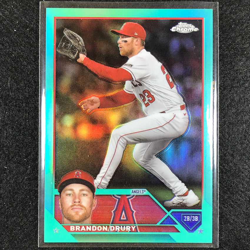 2023 Chrome Update Brandon Drury Base Aqua 113/199