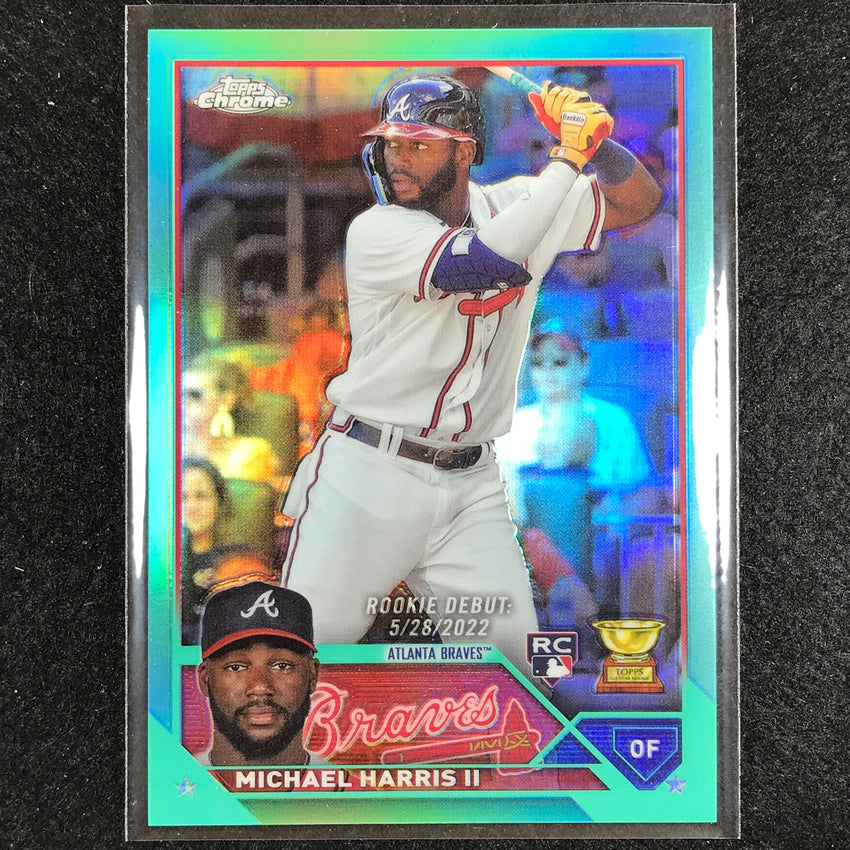 2023 Chrome Update Michael Harris Ii Rookie Base Aqua 100/199