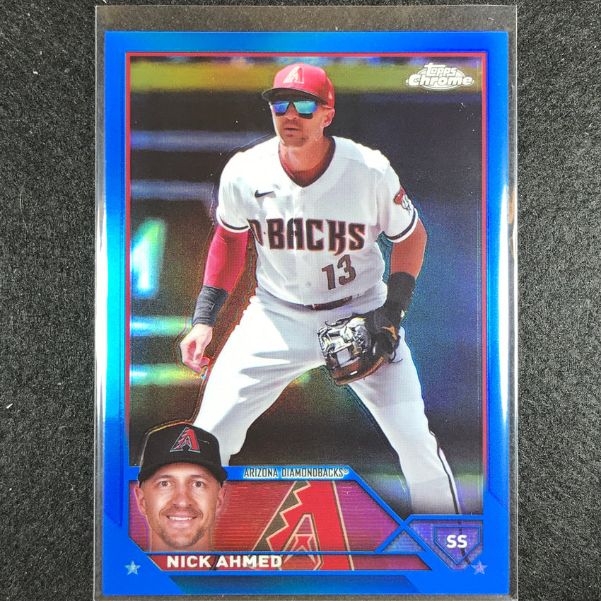 2023 Chrome Update Nick Ahmed Base Blue 63/150