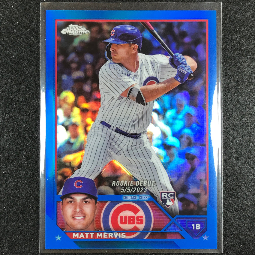 2023 Chrome Update Matt Mervis Rookie Base Blue 121/150
