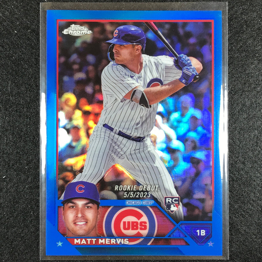 2023 Chrome Update Matt Mervis Rookie Base Blue 140/150