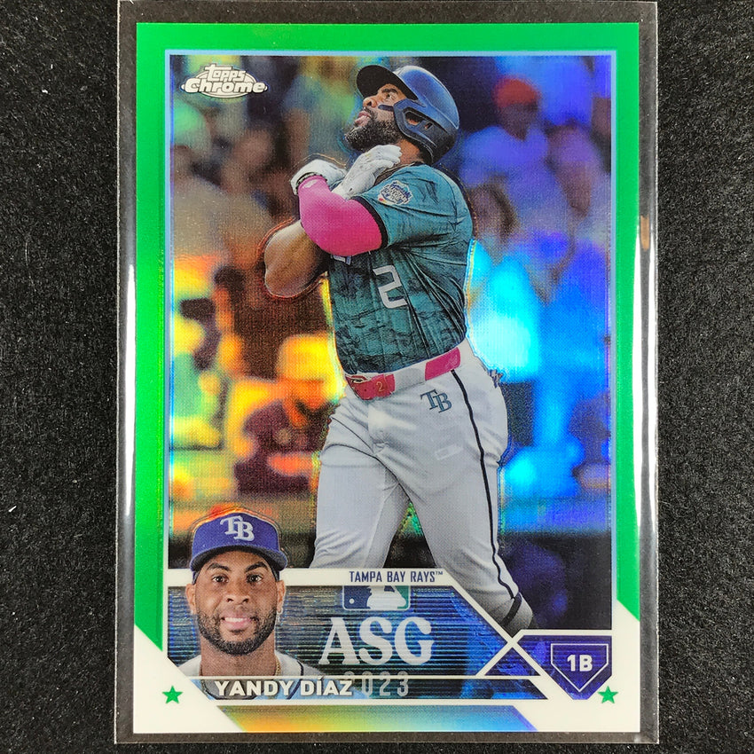 2023 Chrome Update Yandy Diaz Base Green 43/99
