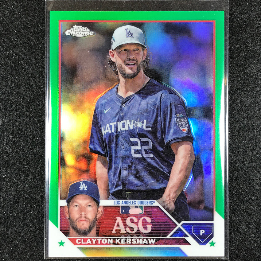 2023 Chrome Update Clayton Kershaw Base Green 99/99