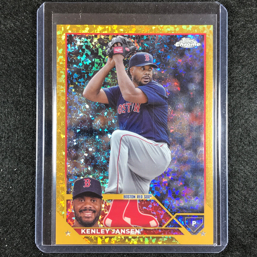 2023 Chrome Update Kenley Jansen Base Gold Mini Diamond 29/50