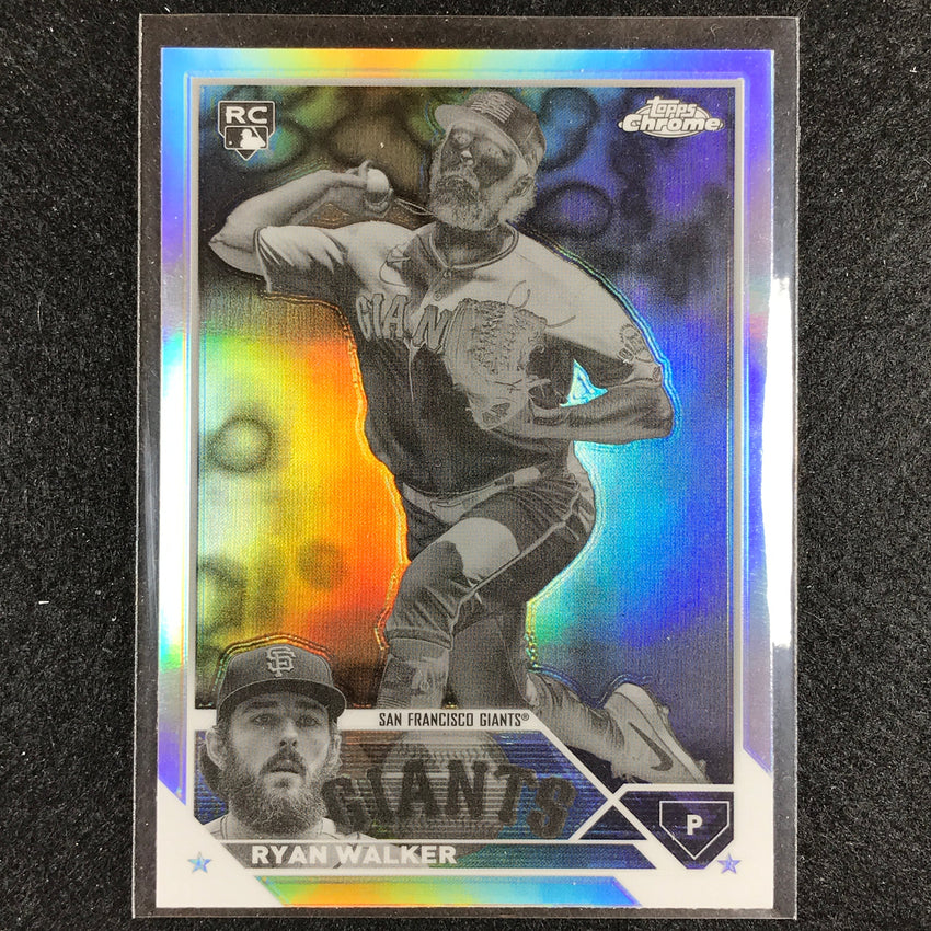 2023 Chrome Update RYAN WALKER Rookie Base Negative Refractor #9