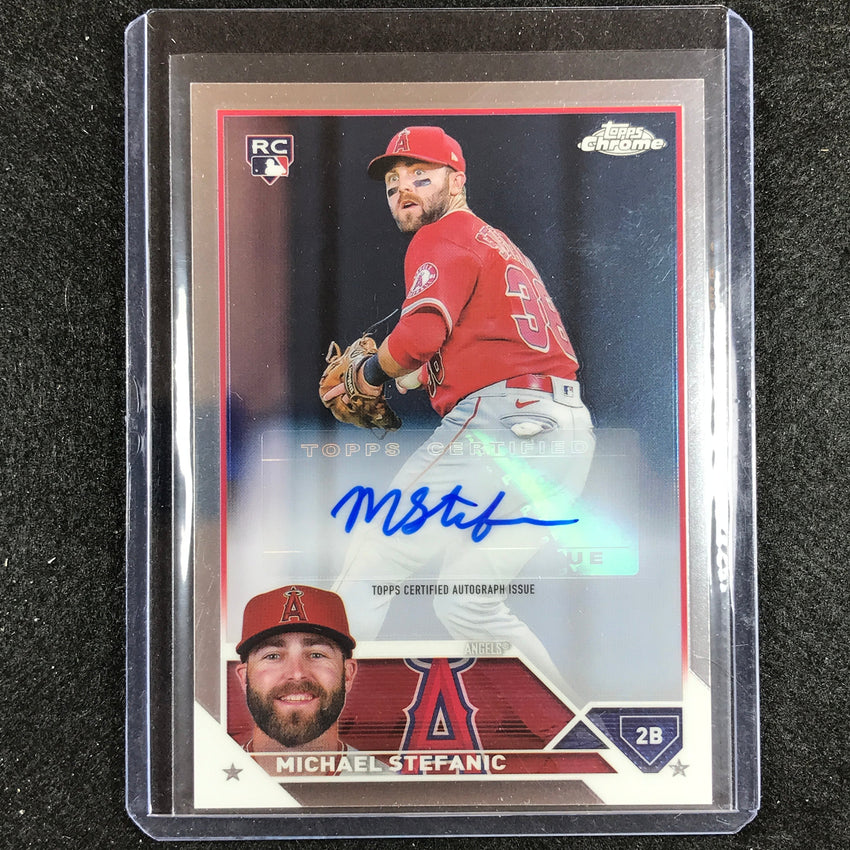 2023 Chrome Update MICHAEL STEFANIC Chrome Rookie Auto #MS