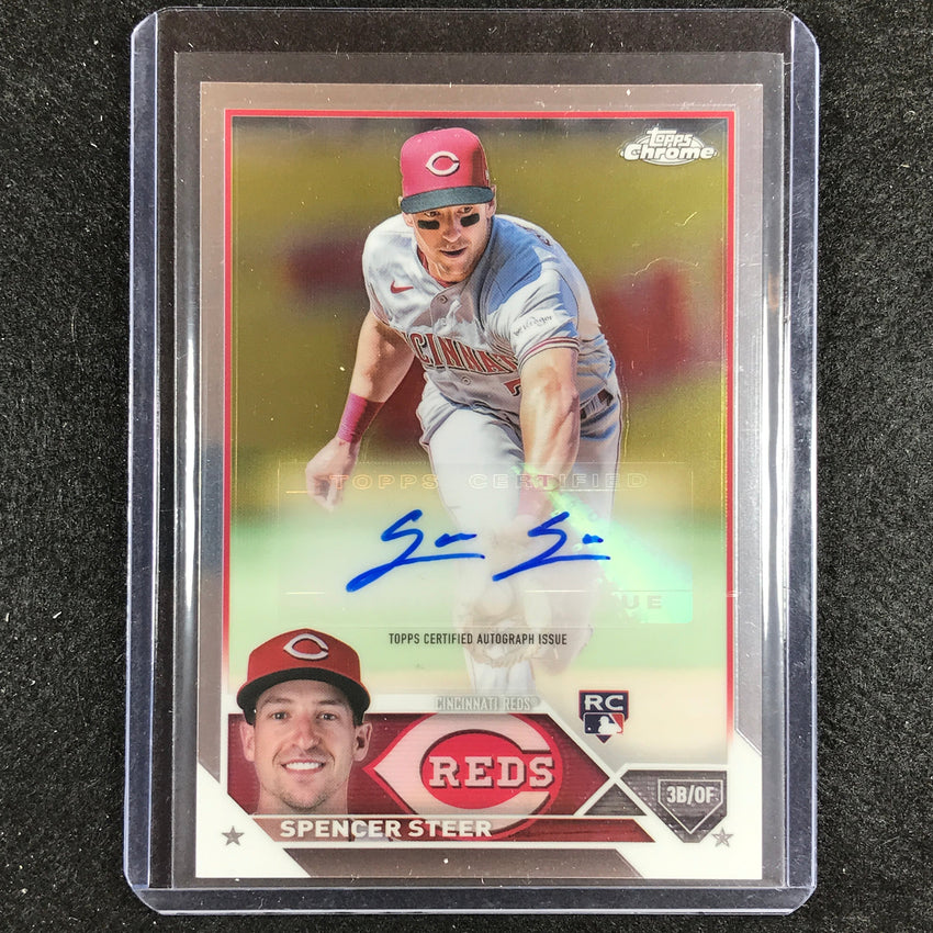 2023 Chrome Update SPENCER STEER Chrome Rookie Auto #SS
