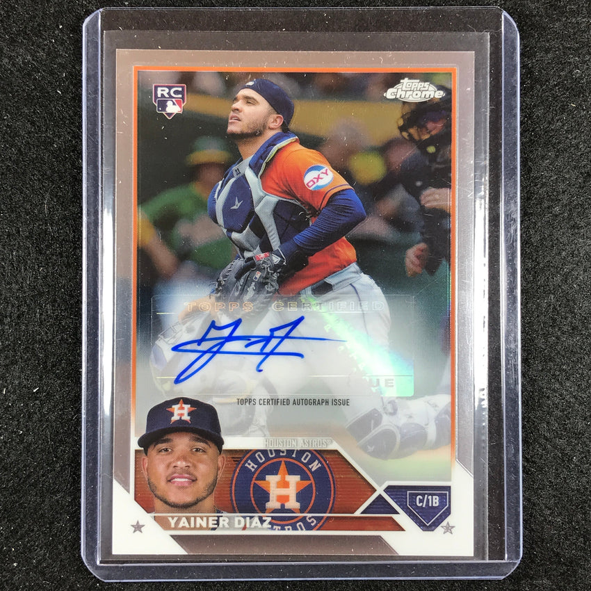 2023 Chrome Update Yandy Diaz Chrome Rookie Auto No Yad