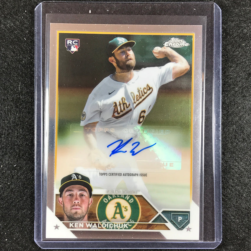 2023 Chrome Update KEN WALDICHUK Chrome Rookie Auto #KW