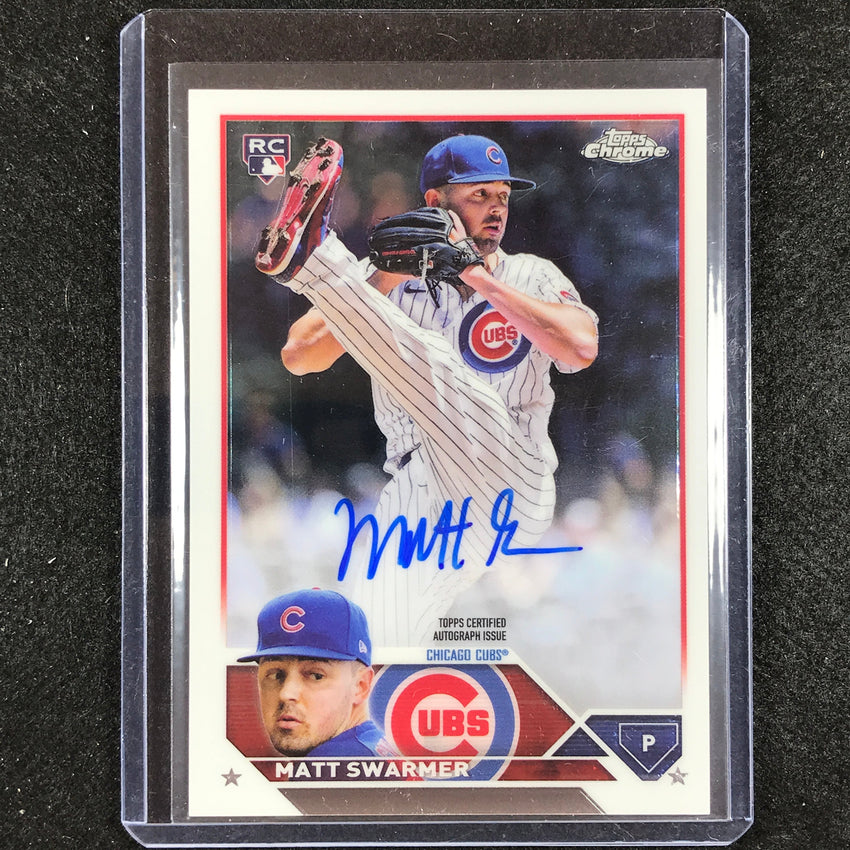 2023 Chrome Update MATT SWARMER Rookie Auto #MS