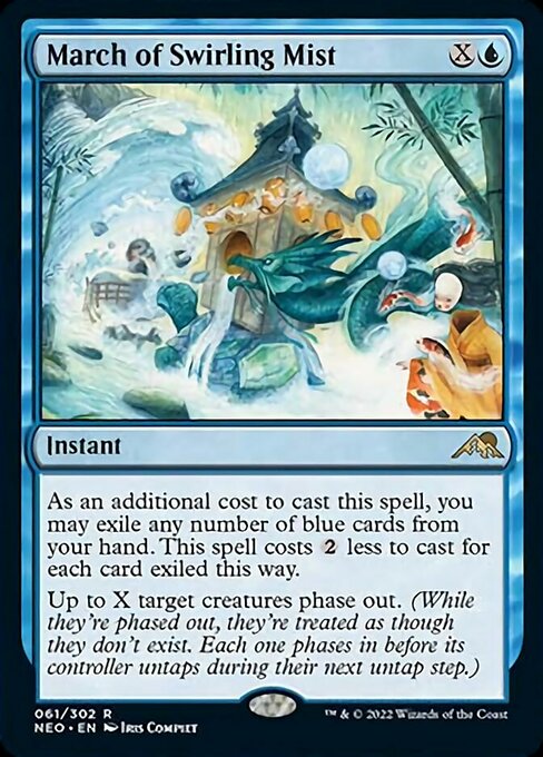 March of Swirling Mist 61/302 -  Kamigawa Neon Dynasty RARE